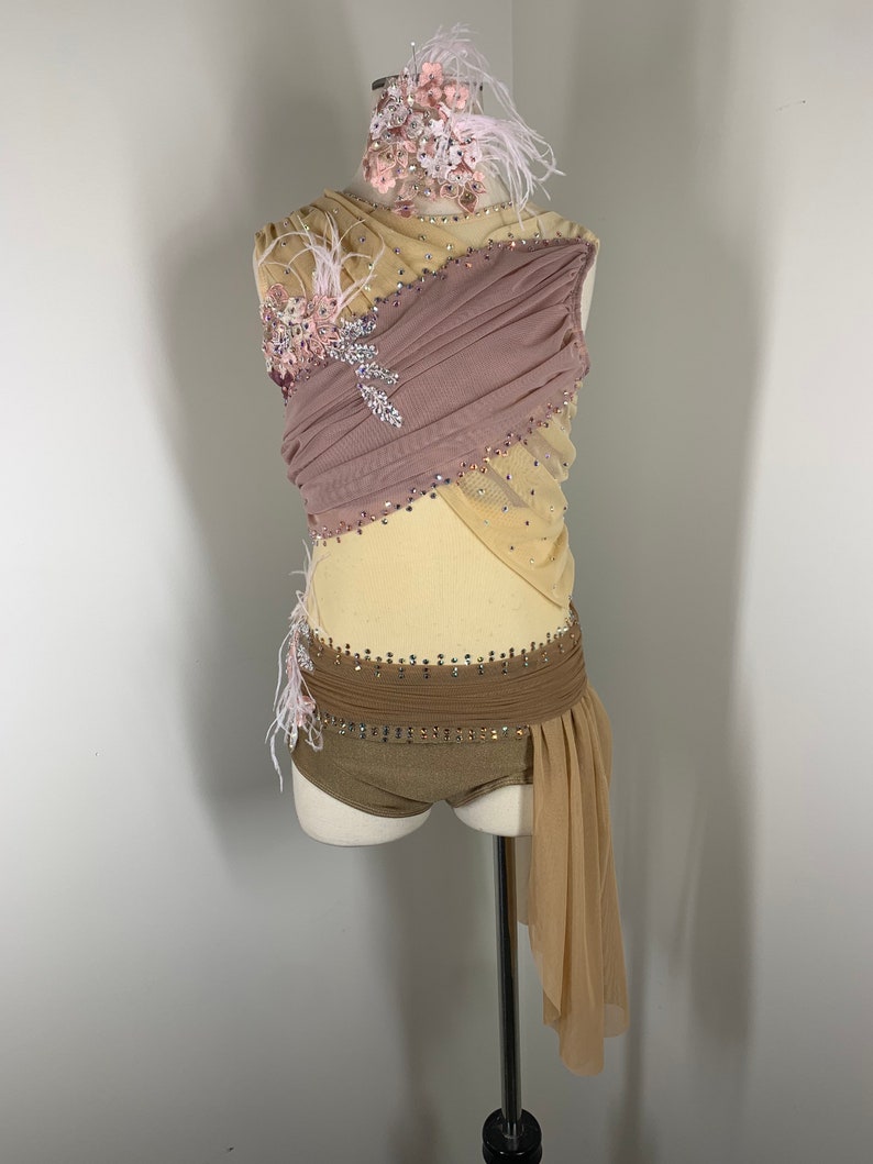 Lyrical Dance Costume Lyrical Pink Dance Costume Competition Etsy