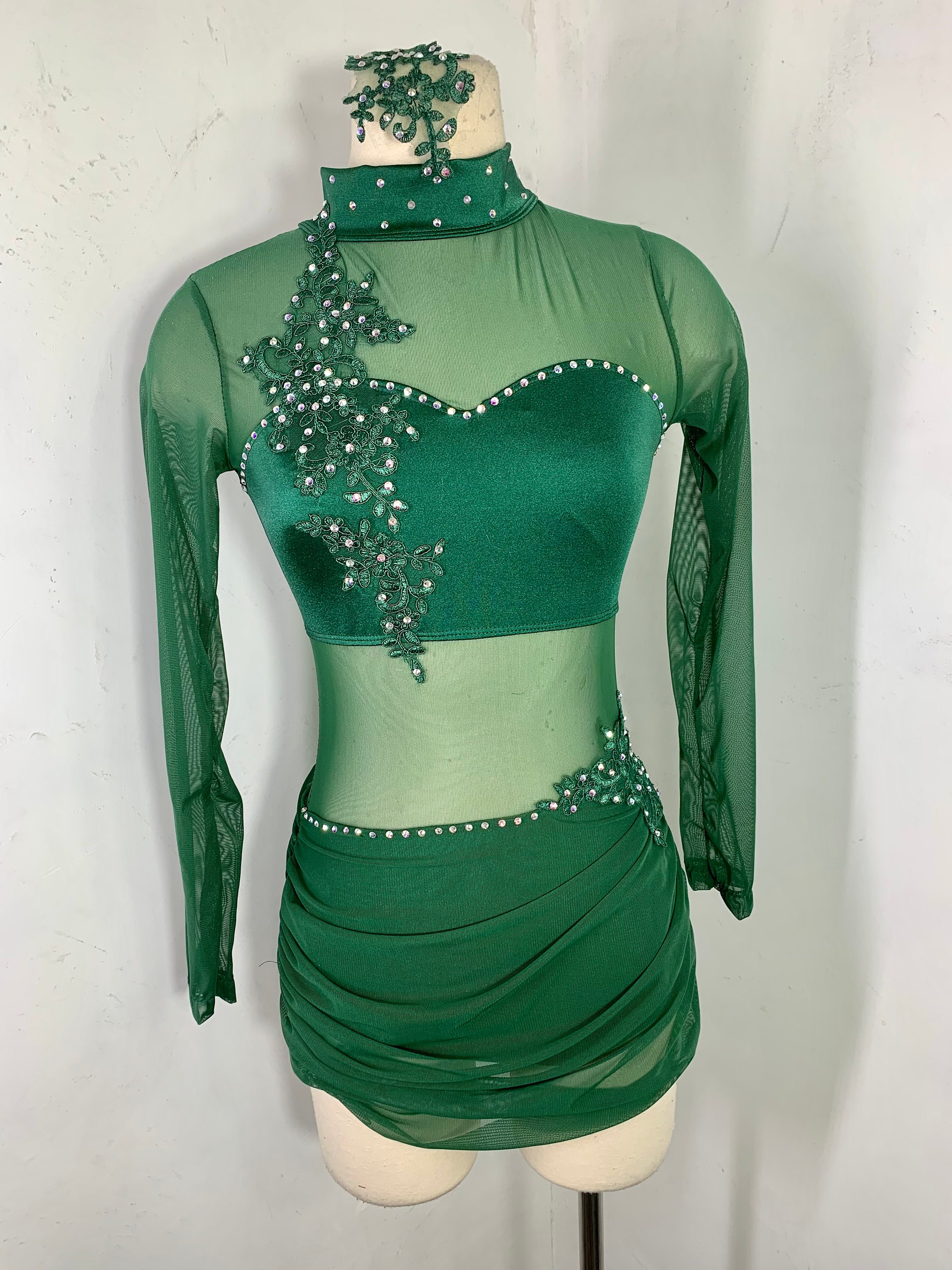 Contemporary Lyrical Etsy Costume, Competition Costume, Costume, Dance Custom Costume, Costume, Dance Dance Dance Leotard Teal - Dance