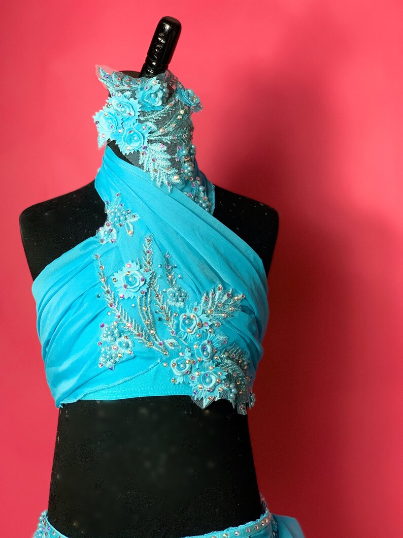 Lyrical Dance Costume Competition Dance Costume Solo Dance Etsy