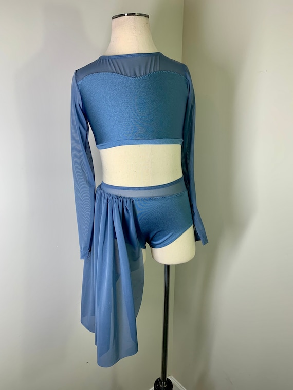 Blue Contemporary Dance Costume