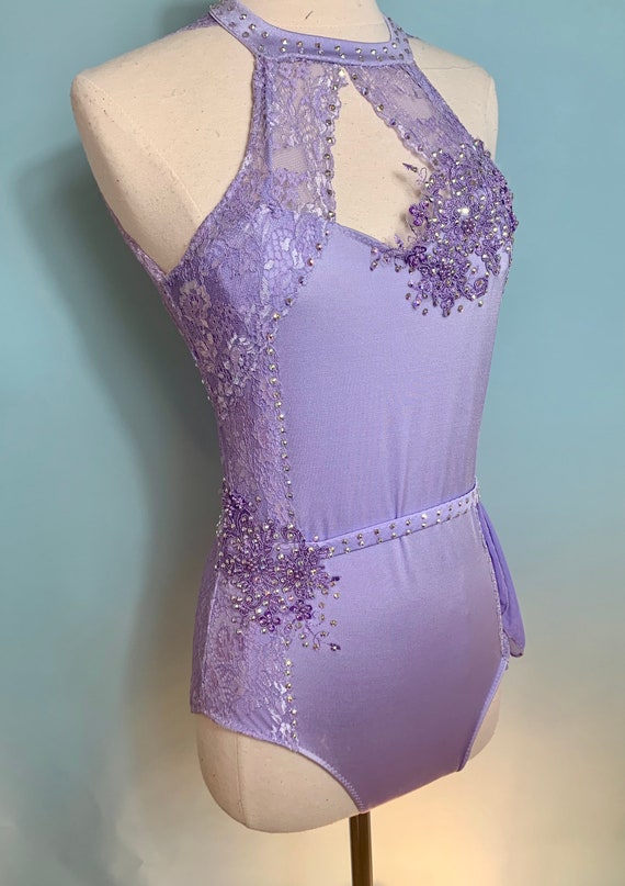 Lyrical Dance Costume Lavender Dance Costume Lace Dance - Etsy