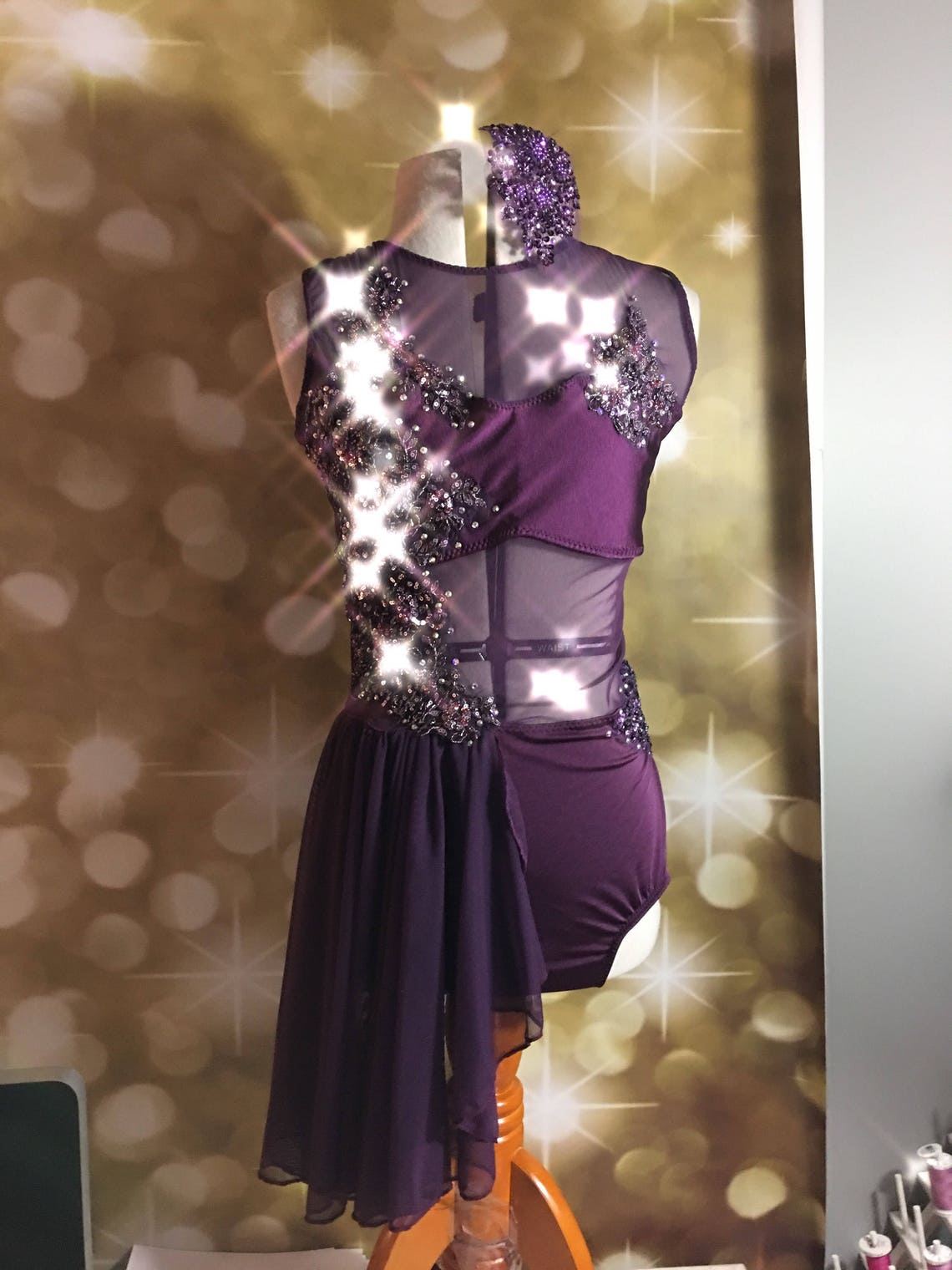 Lyrical Dance Costume plum lyrical dance costume competition Etsy