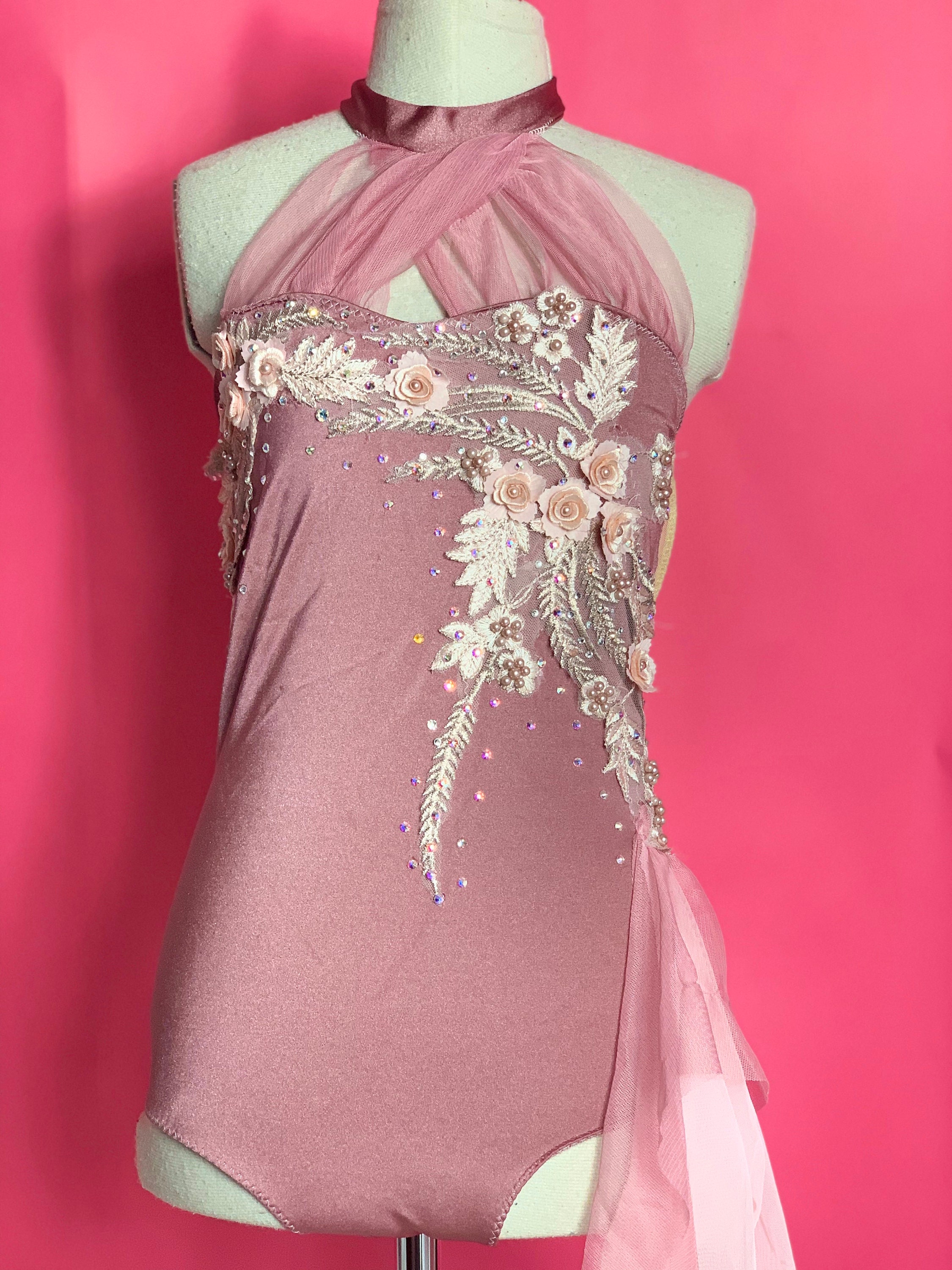 Pink Lyrical Dance Costume Lyrical Dance Costume Dance Etsy Australia