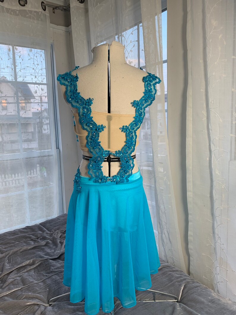 Lyrical Dance Costume blue Lyrical Dance Costume light blue Etsy