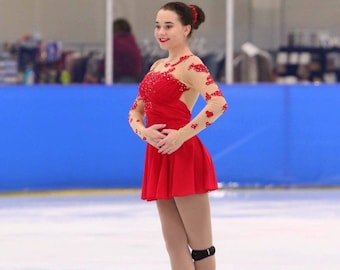 Custom Figure Skating Dress: Competition Ice Dance Costume