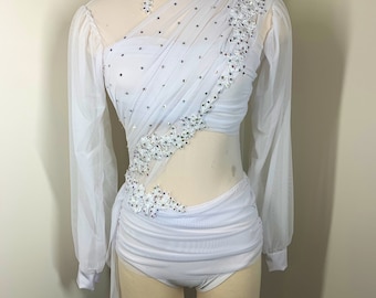 Contemporary Dance Costume, custom dance costume, custom leotard ,dance competition costume, contemporary dance costume, contemporary dance