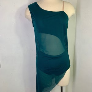 Contemporary Dance costume, assymetrical contem dress, dance competition costume, contemporary dance costume, contemporarycostume