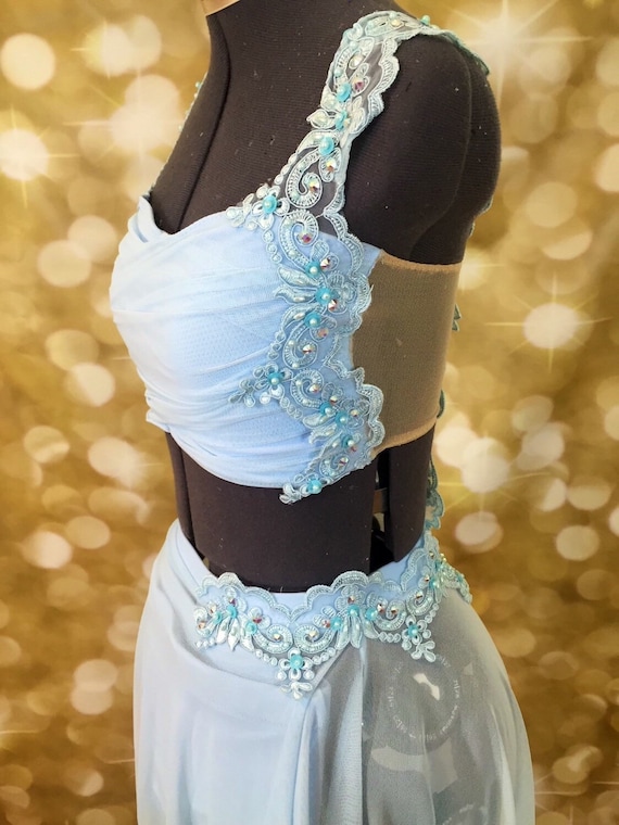 baby blue dance costumes