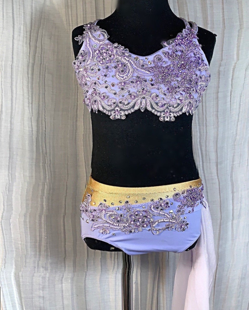 Lyrical Dance Costume Lavender Dance Costume Lace Dance | Etsy