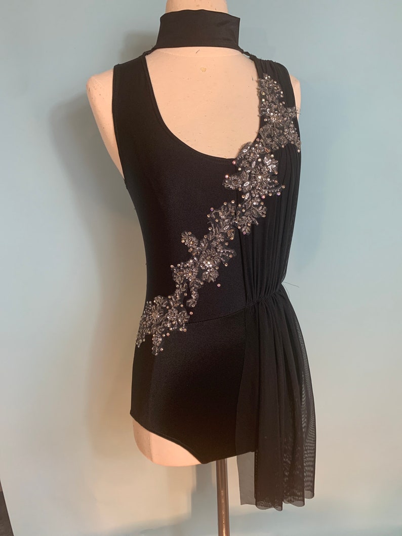 Lyrical Dance Costume Black Lyrical Dance Costume Etsy
