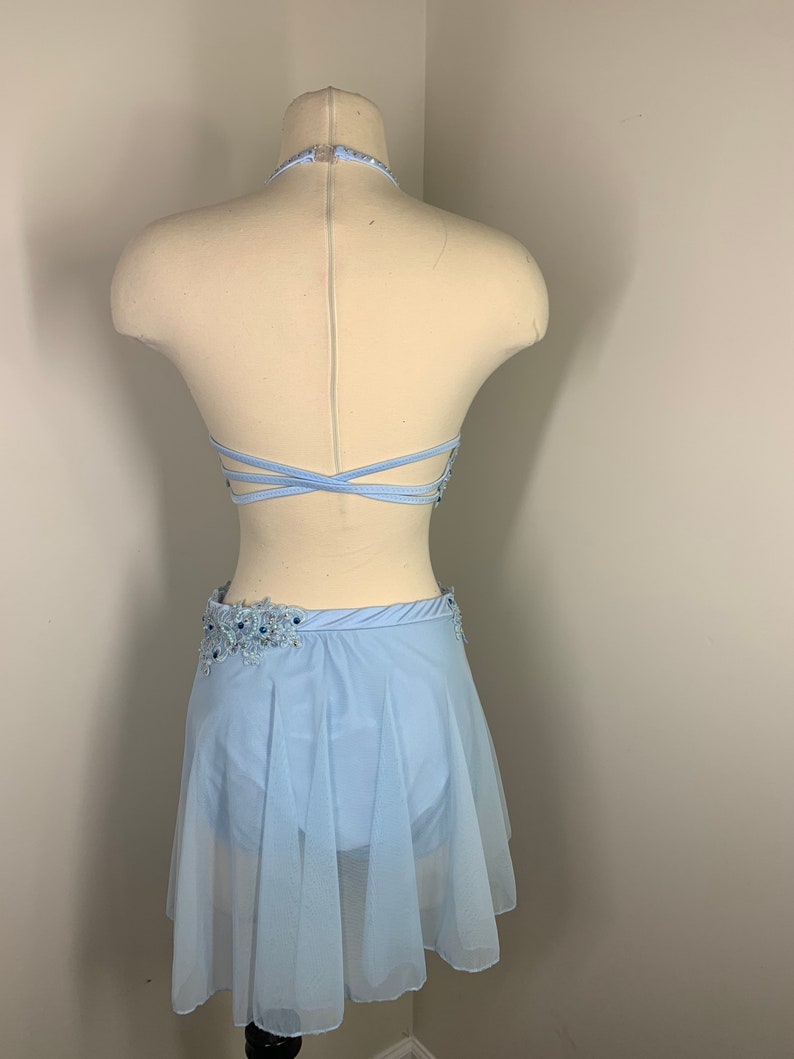 Lyrical Dance Costume Blue Lyrical Dance Costume Lyrical Etsy