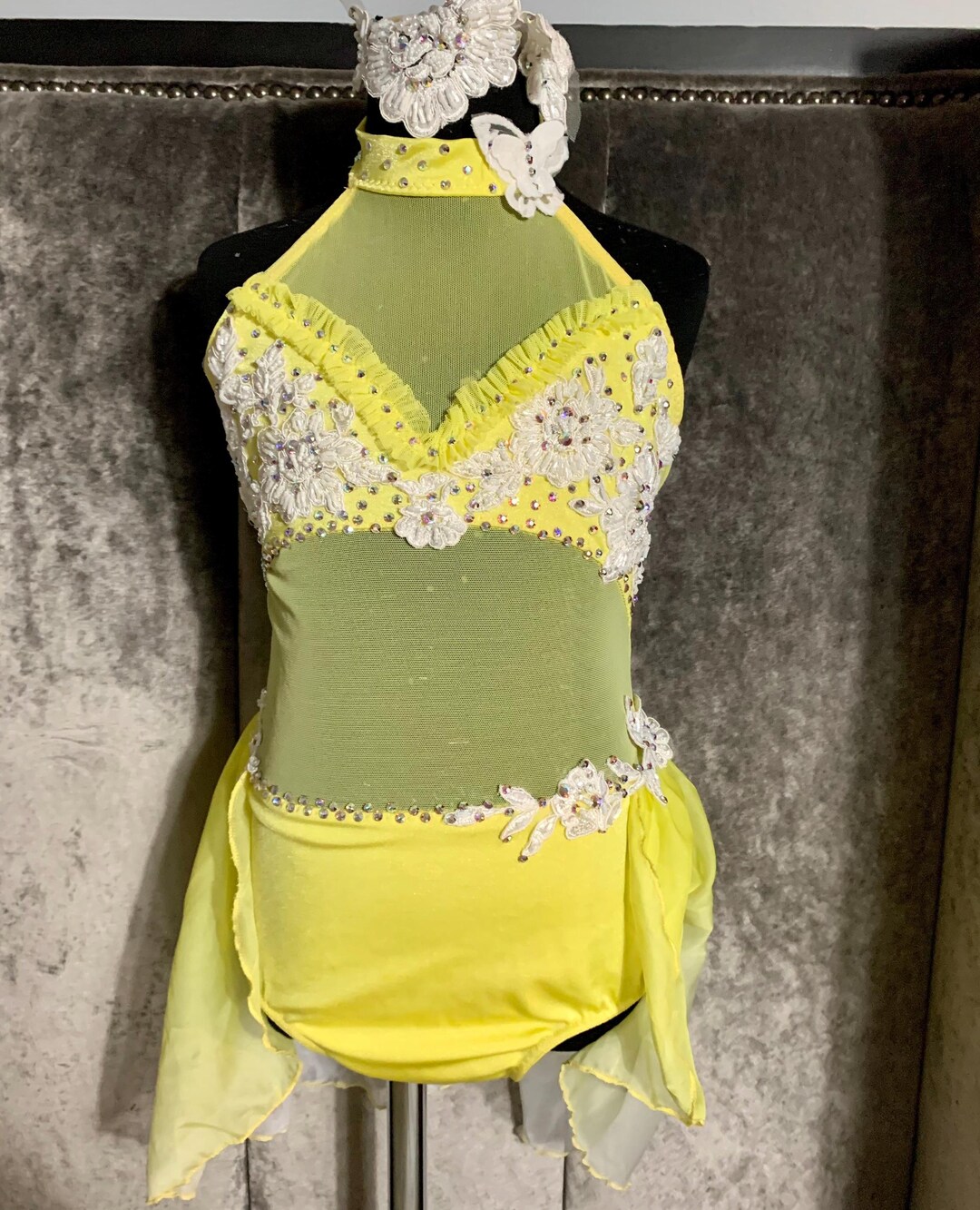 Yellow Lyrical Costume One Piece