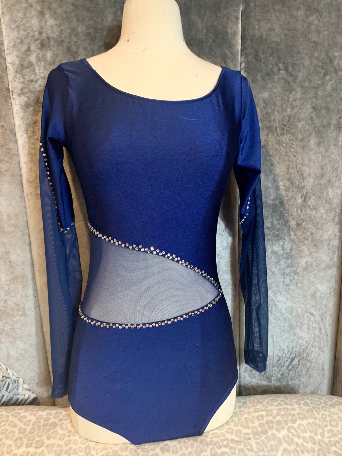 Contemporary Dance Costume Grey Dance Costume Custom Dance Etsy