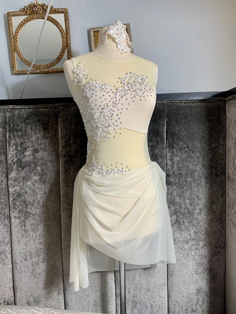 Ivory Lyrical Dance Costume Lyrical Dance Costume Etsy