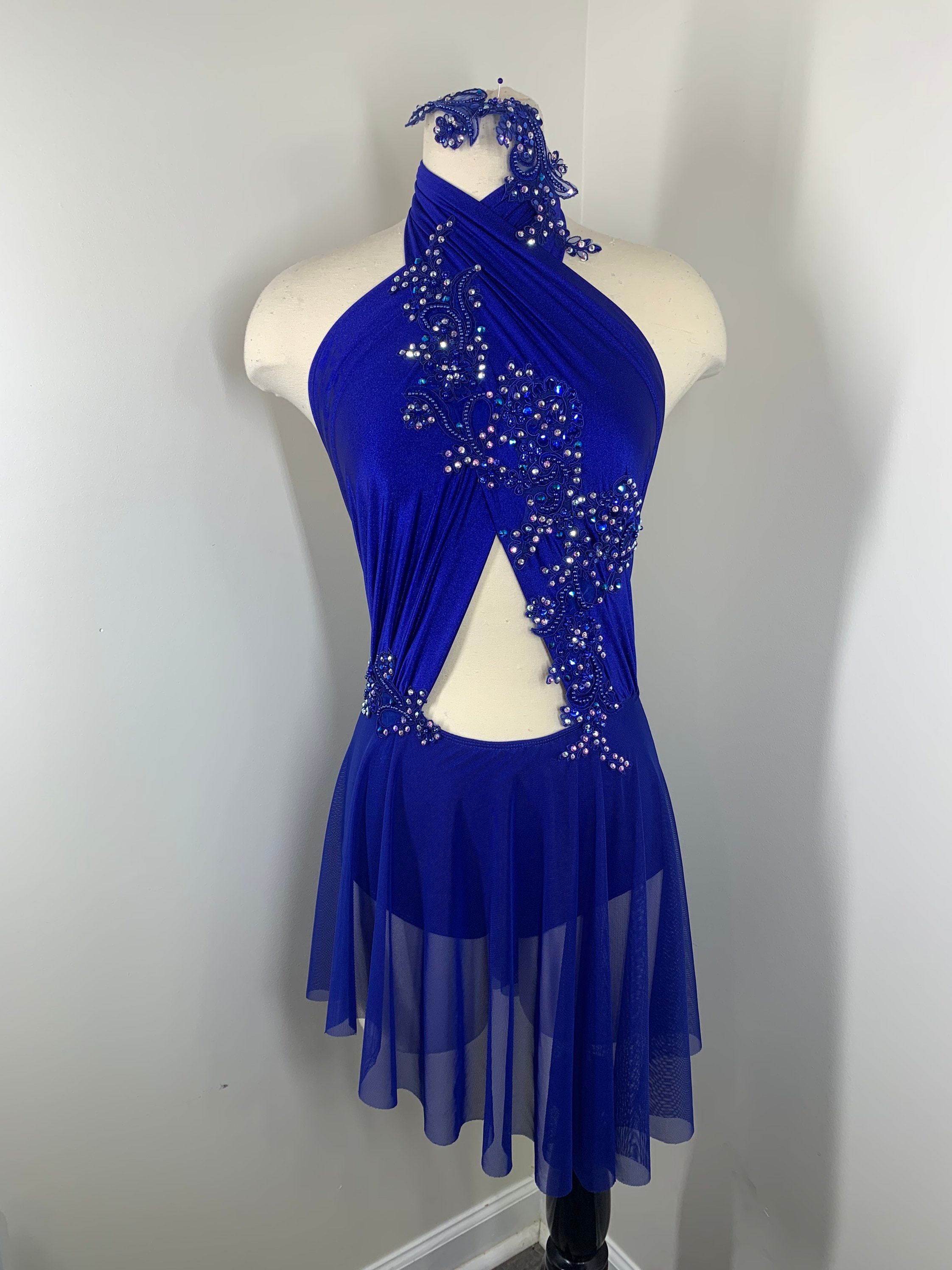 Lyrical Dance Costume Custom Dance Design Blue Lyrical - Etsy