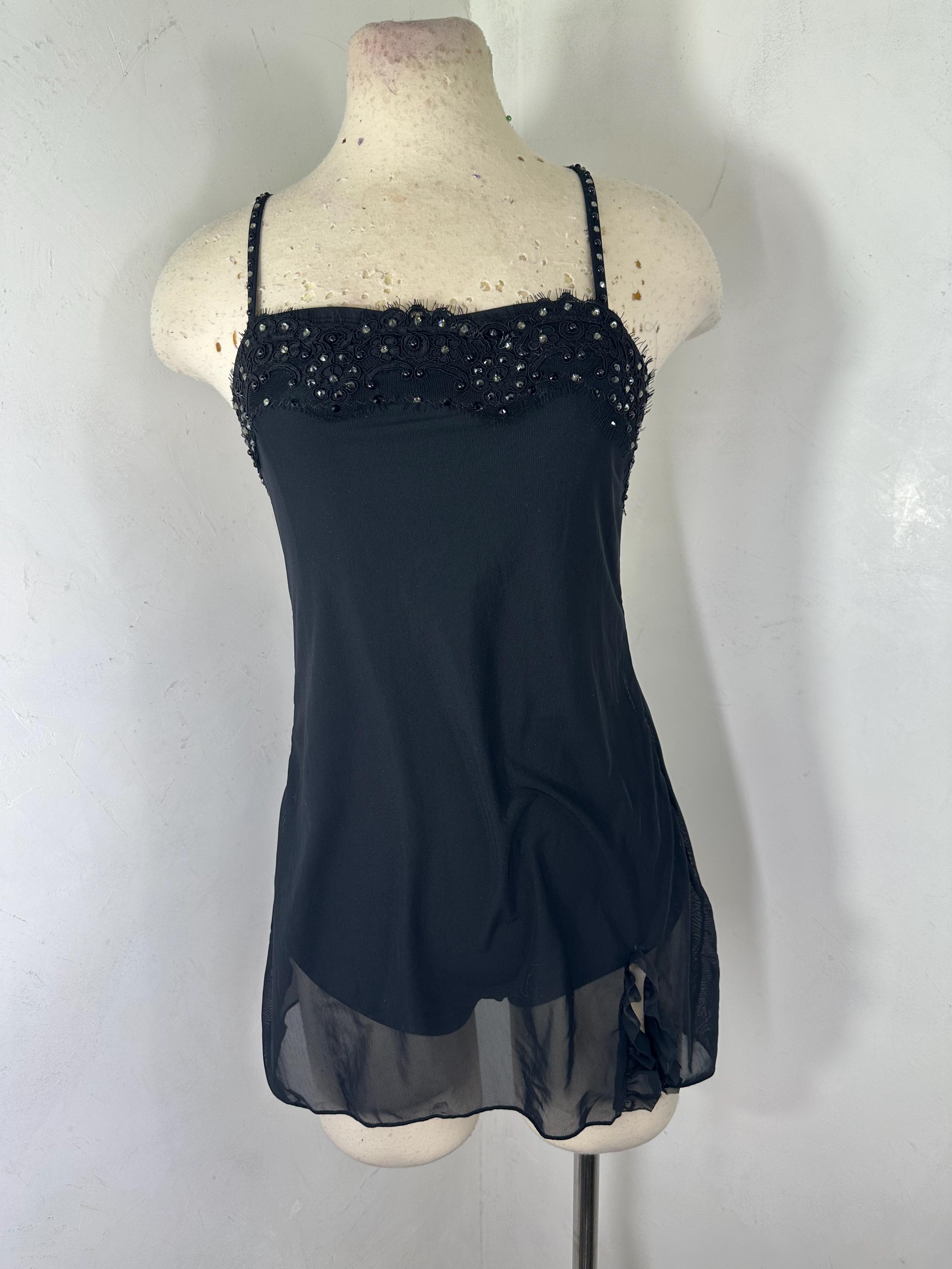 suspender dress black Black Pleats Suspenders Dress