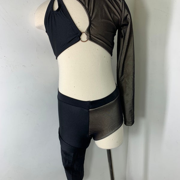 Contemporary dance costume, contemporary costume, solid dance base, Custom dance base , custom Dance Costume, competition dance costume