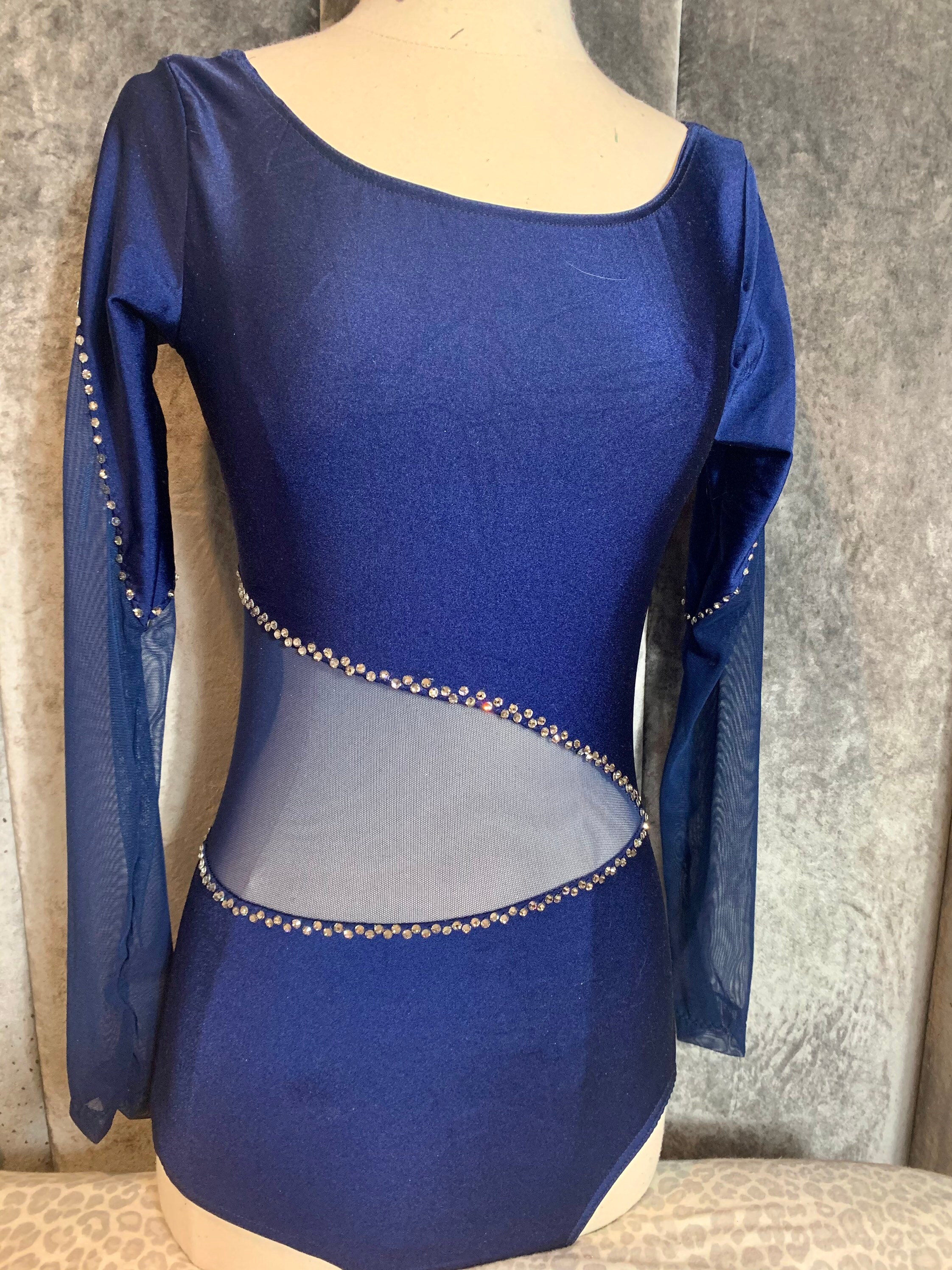 Contemporary Dance Costume Grey Dance Costume Custom Dance Etsy