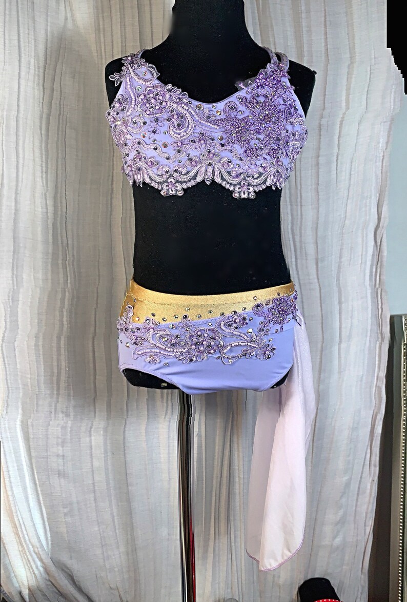 Lyrical Dance Costume Lavender Dance Costume Lace Dance | Etsy