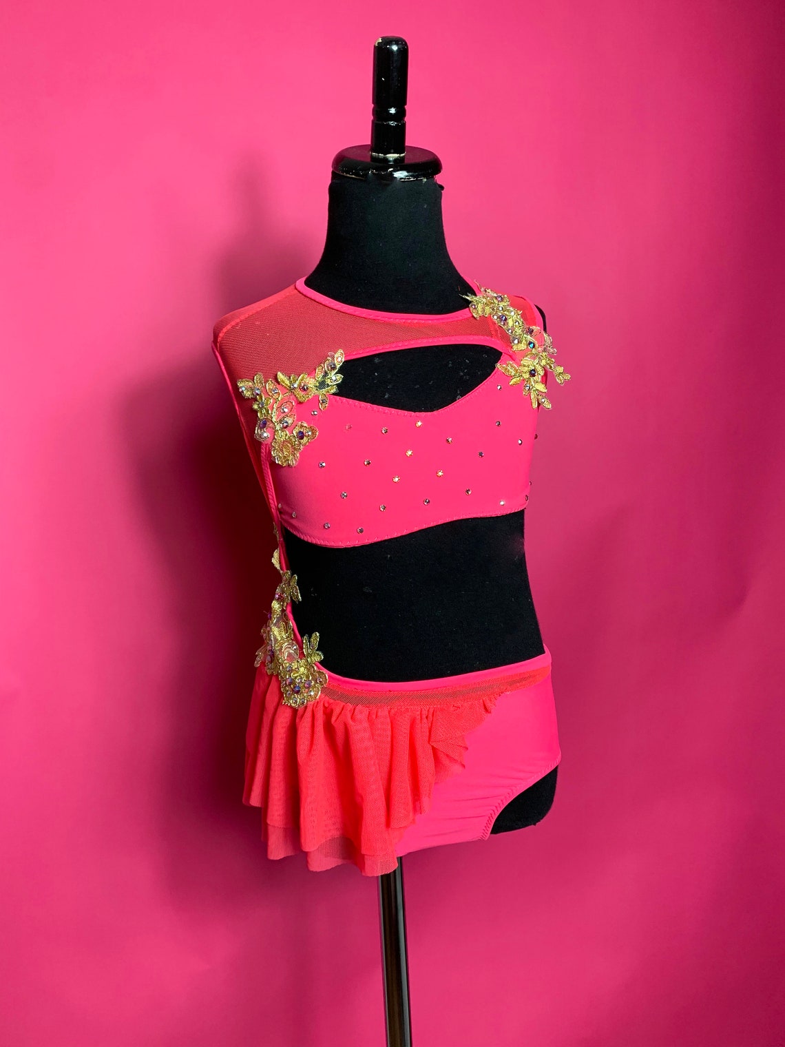 Jazz Dance Costume Competition Dance Costume Coral Dance Etsy