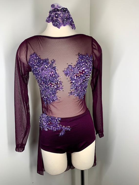 Merlot Plum Lyrical Dance Costume Custom Dance Costume Plum Dance Costume Lyrical Costume Custom Competition Dance Costume Etsy Canada