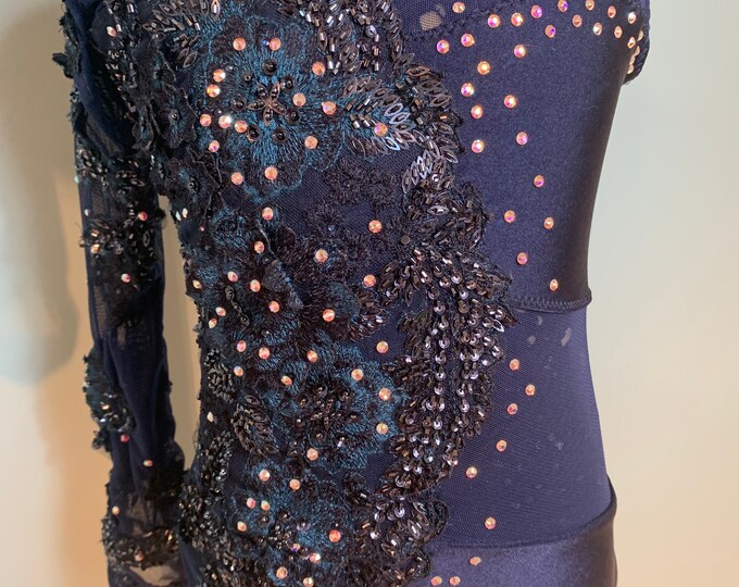 Contemporary Dance Costume Competition Dance Costume, Blue Dance