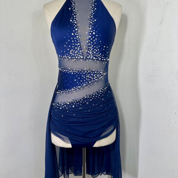Navy Dance Leotard Costume Etsy