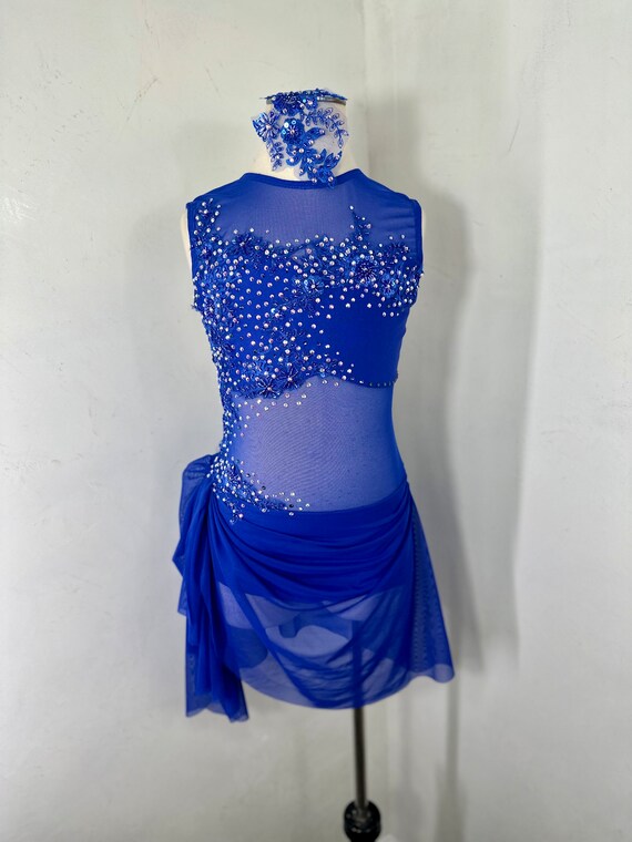 Sapphire Lyrical Dance Costume Lyrical Dance Costume Competition Dance Costume Dance Cotume Couture Dance Costume Custom Dance Costume Etsy