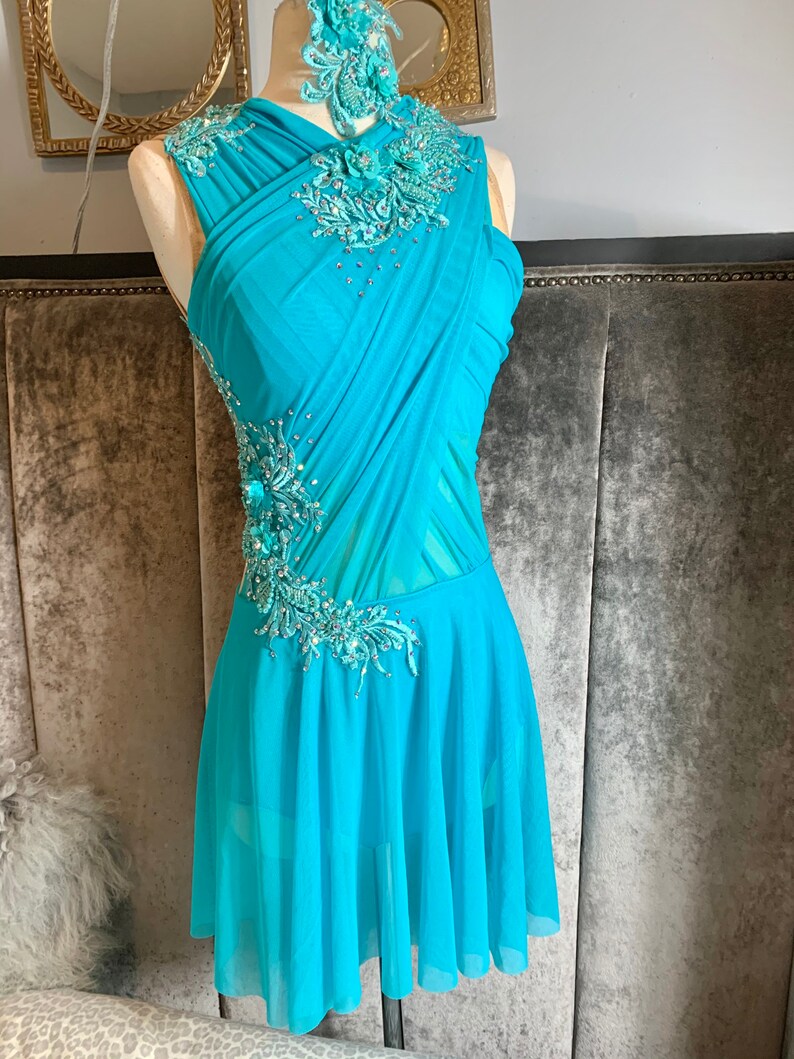 Lyrical Dance Costume Lyrical Pink Dance Costume Competition Etsy