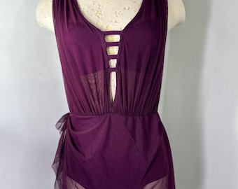 wine Contemporary Dance Costume: Custom dance costume base