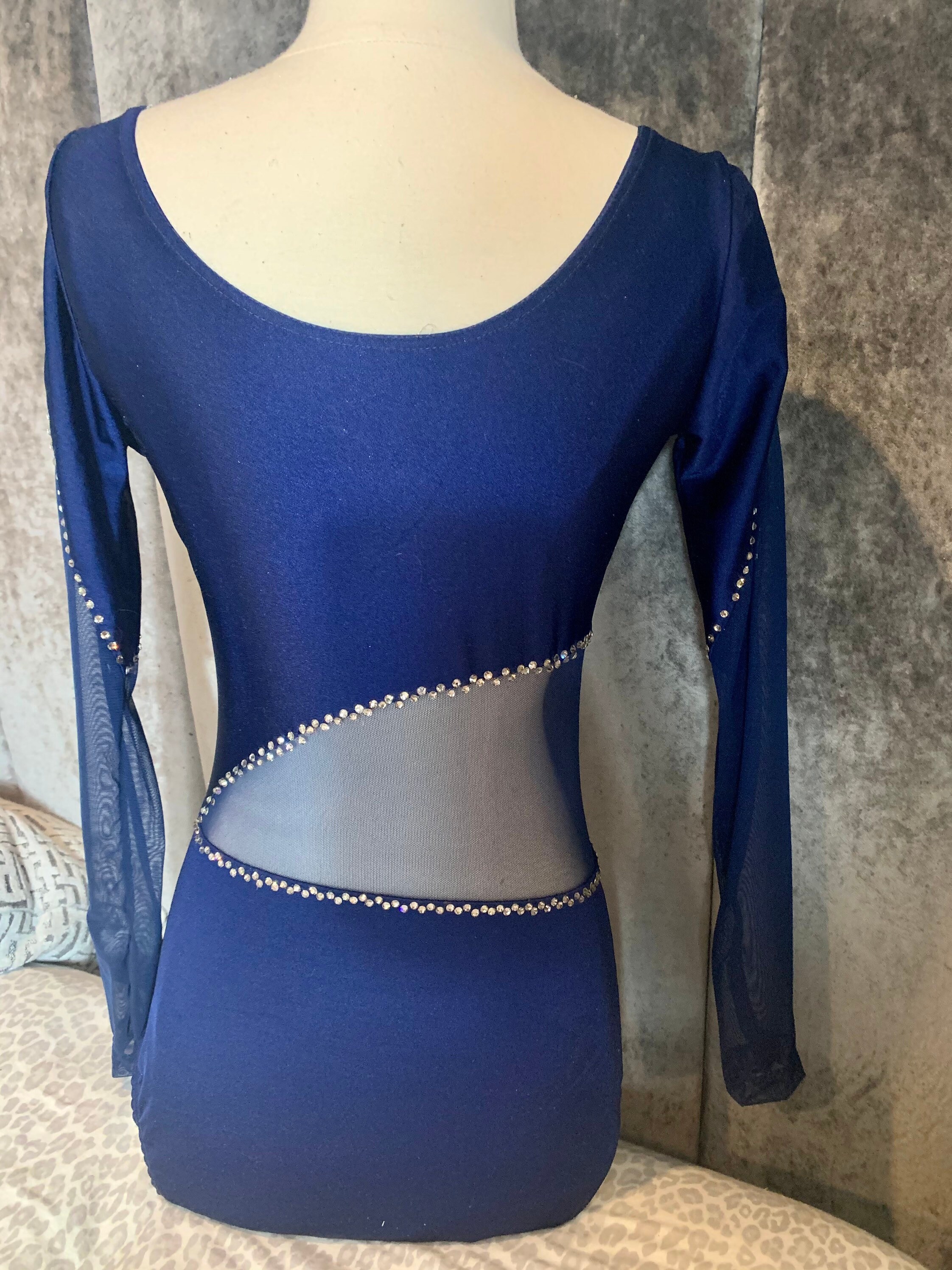 Contemporary Dance Costume Grey Dance Costume Custom Dance Etsy