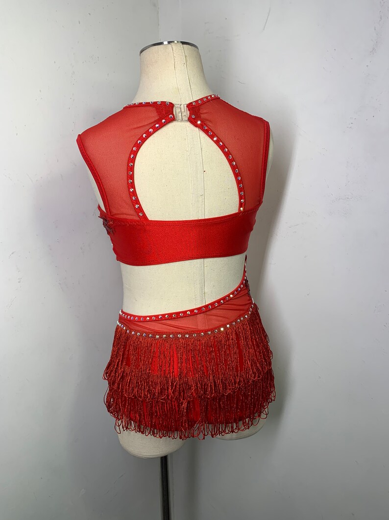 Jazz Dance Costume Red Jazz Dance Costum Red Jazz Dance Etsy