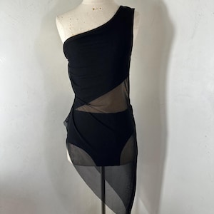 Contemporary Dance costume, assymetrical contem dress, dance competition costume, contemporary dance costume, contemporarycostume