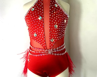 Jazz dance costume, competition Dance Costume,  purple dance costume, pink jazz dance Costume, Custom Dance Costume