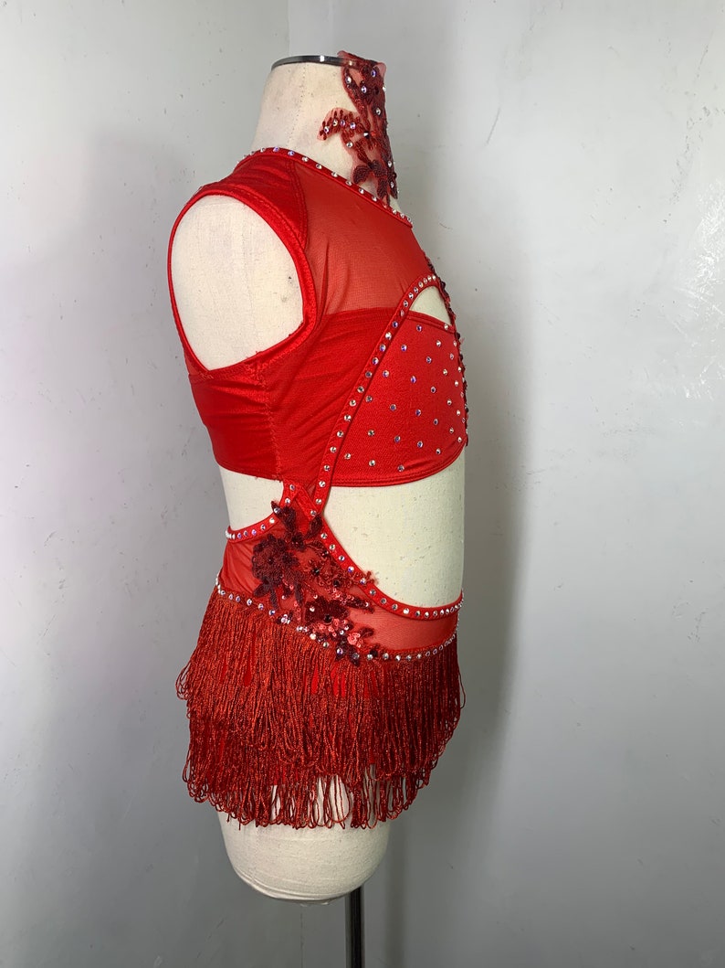 Jazz Dance Costume Red Jazz Dance Costum Red Jazz Dance Etsy
