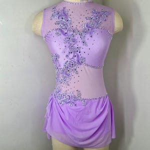Orchidee lyrical Dance Kostüm, Lyrical Dance Kostüm, Wettbewerbe Tanzkostüm, Tanz cotume, Couture Tanzkostüm, Tanzkostüm nach Maß,