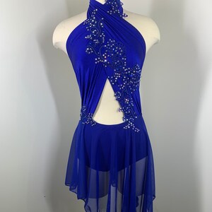 Lyrical Dance Costume Custom Dance Design Blue Lyrical - Etsy