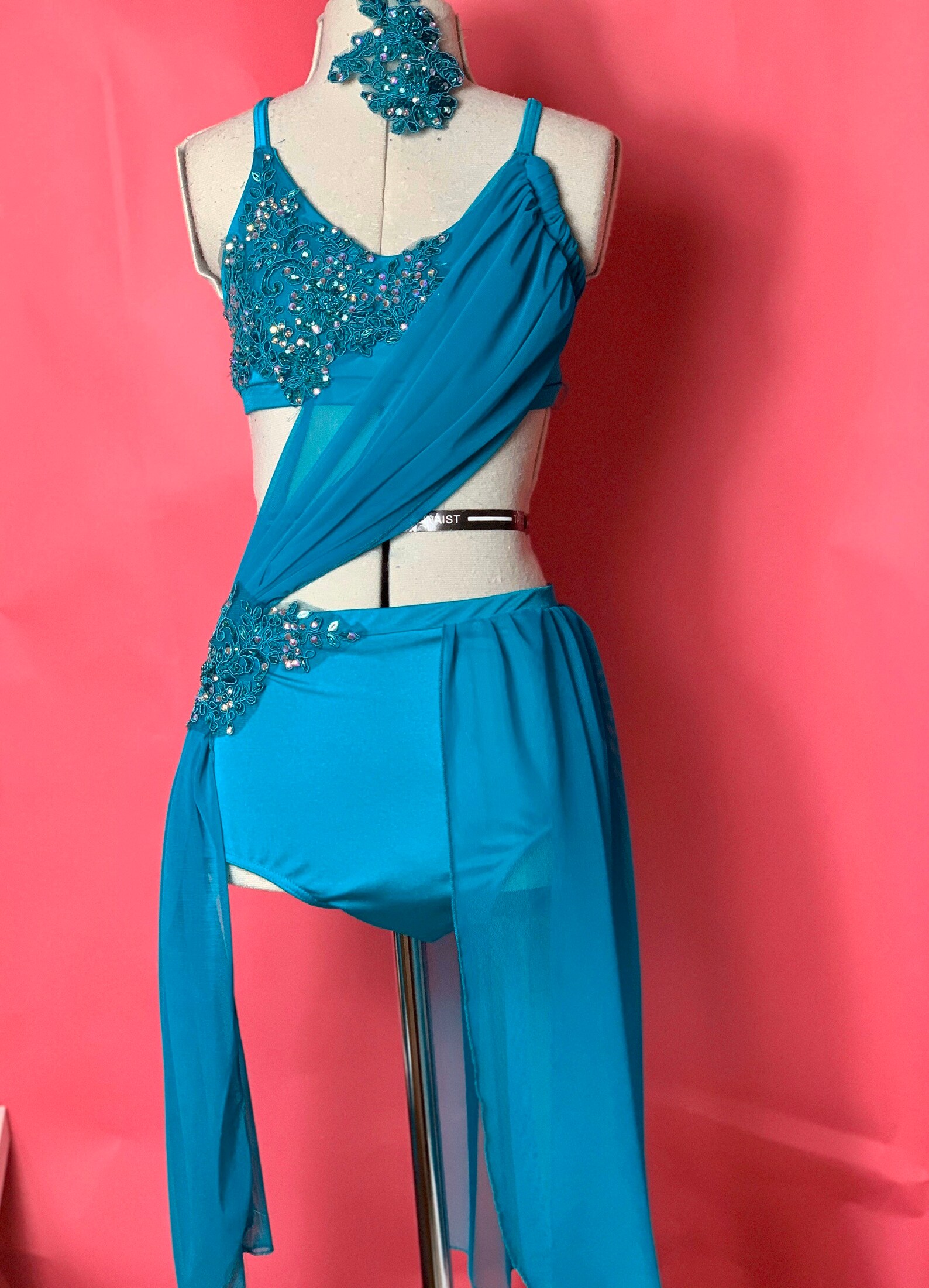 Lyrical Dance Costume Blue lyrical dance costume lyrical Etsy