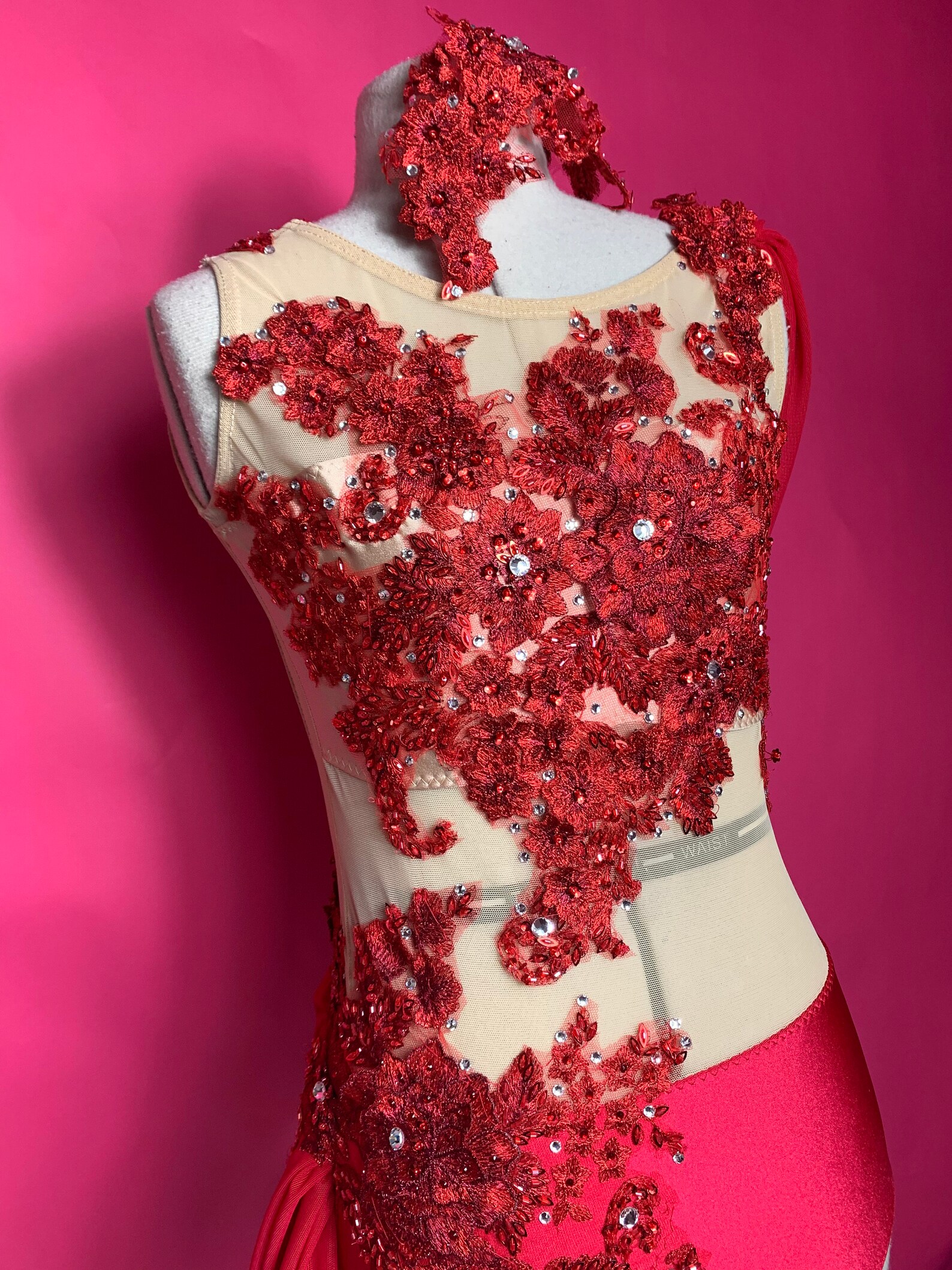 Red Lyrical Dance Costume Lyrical Dance Costume for Etsy