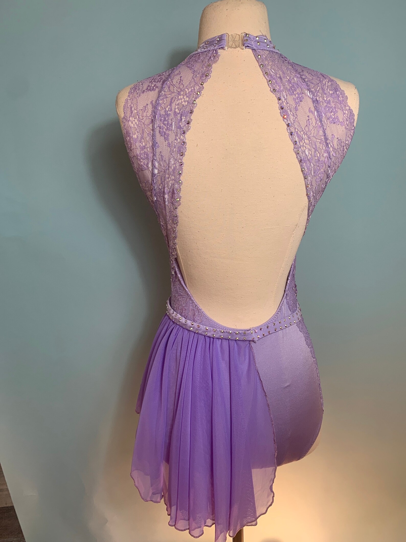 Lyrical Dance Costume Lavender Dance Costume Lace Dance Etsy
