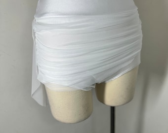 SKIRT  with attached brief, Lyrical dance skirt, Lyrical Dance Costume SKIRT only, competition Dance Costume skirt, dance skirt