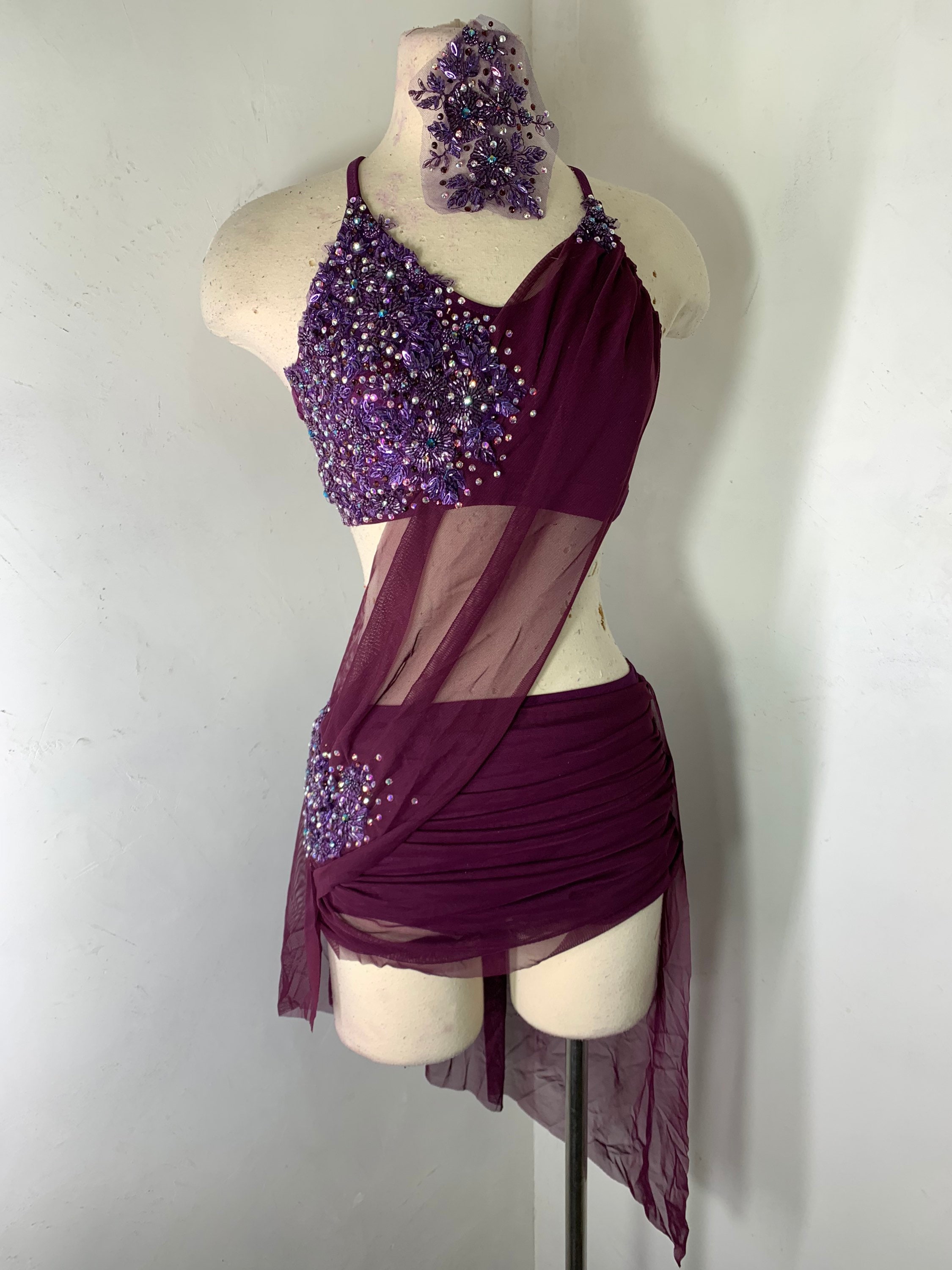 Blue dance costume hot sale