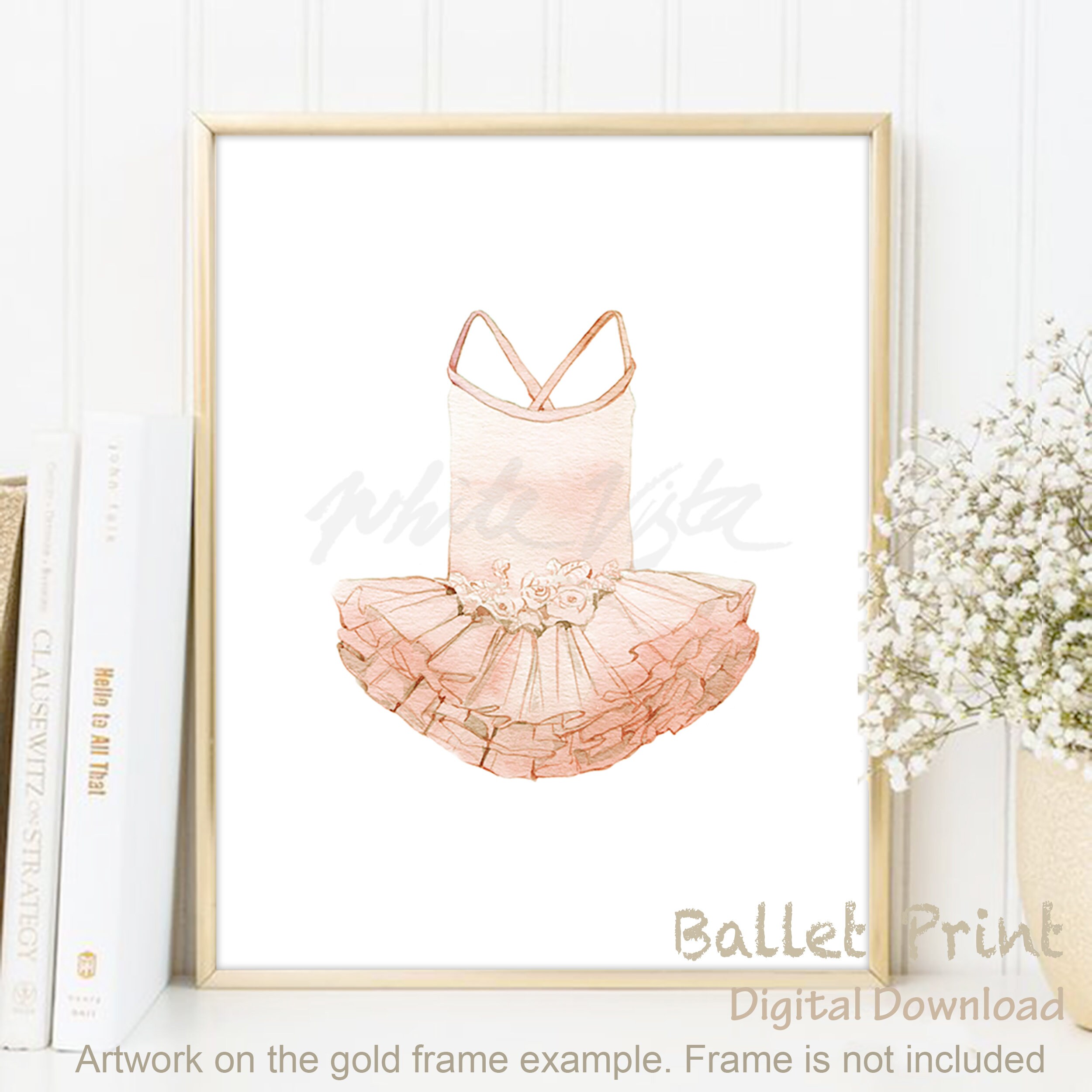 Tutu Print Ballerina Art Print Little Girl Ballet Printable - Etsy