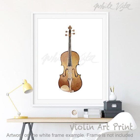 Violin Art Teen Room Decor Music Wall Art Music Poster | Etsy