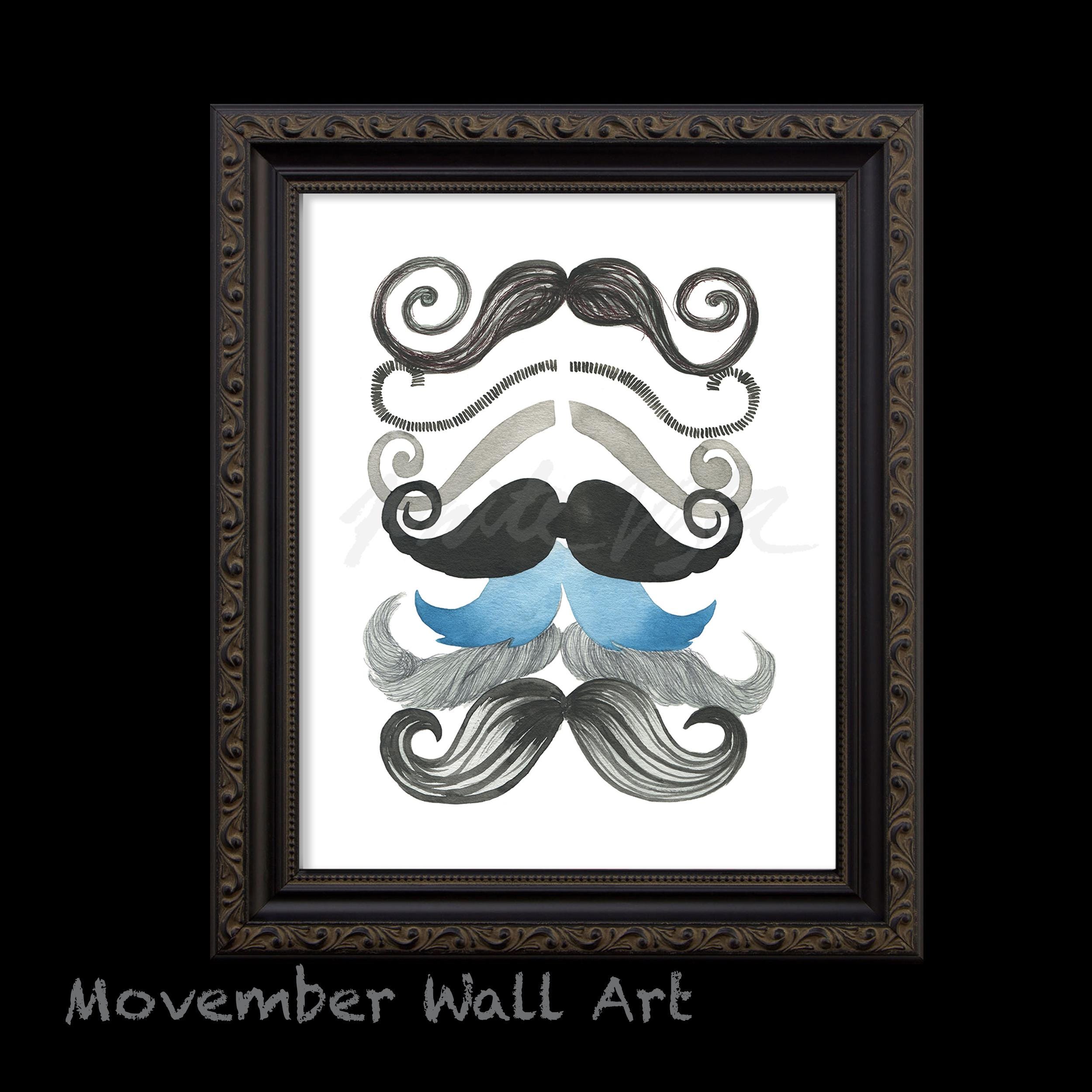 Moustache Wall Art French Artwork Movember Printable Man Cave Hipster  Poster Little Man Gentleman Beard Barbers Bathroom DIGITAL DOWNLOAD - Etsy, image size:2500x2500