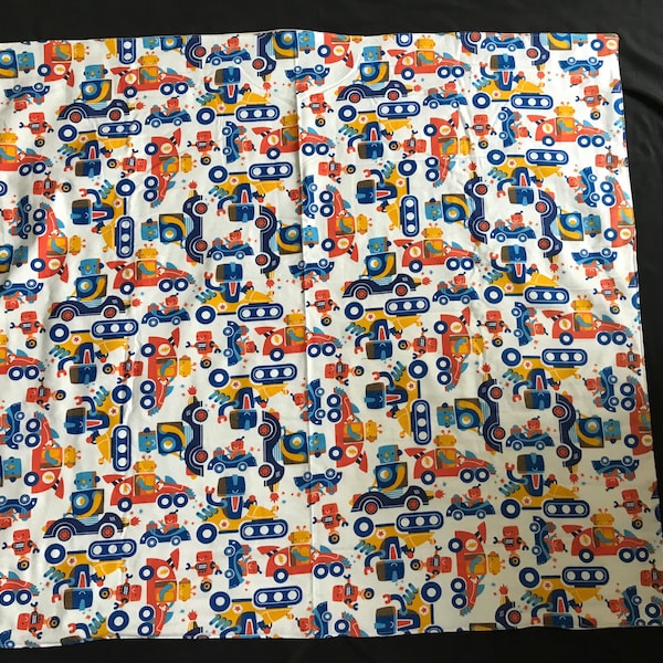 Robot Baby Blanket Etsy