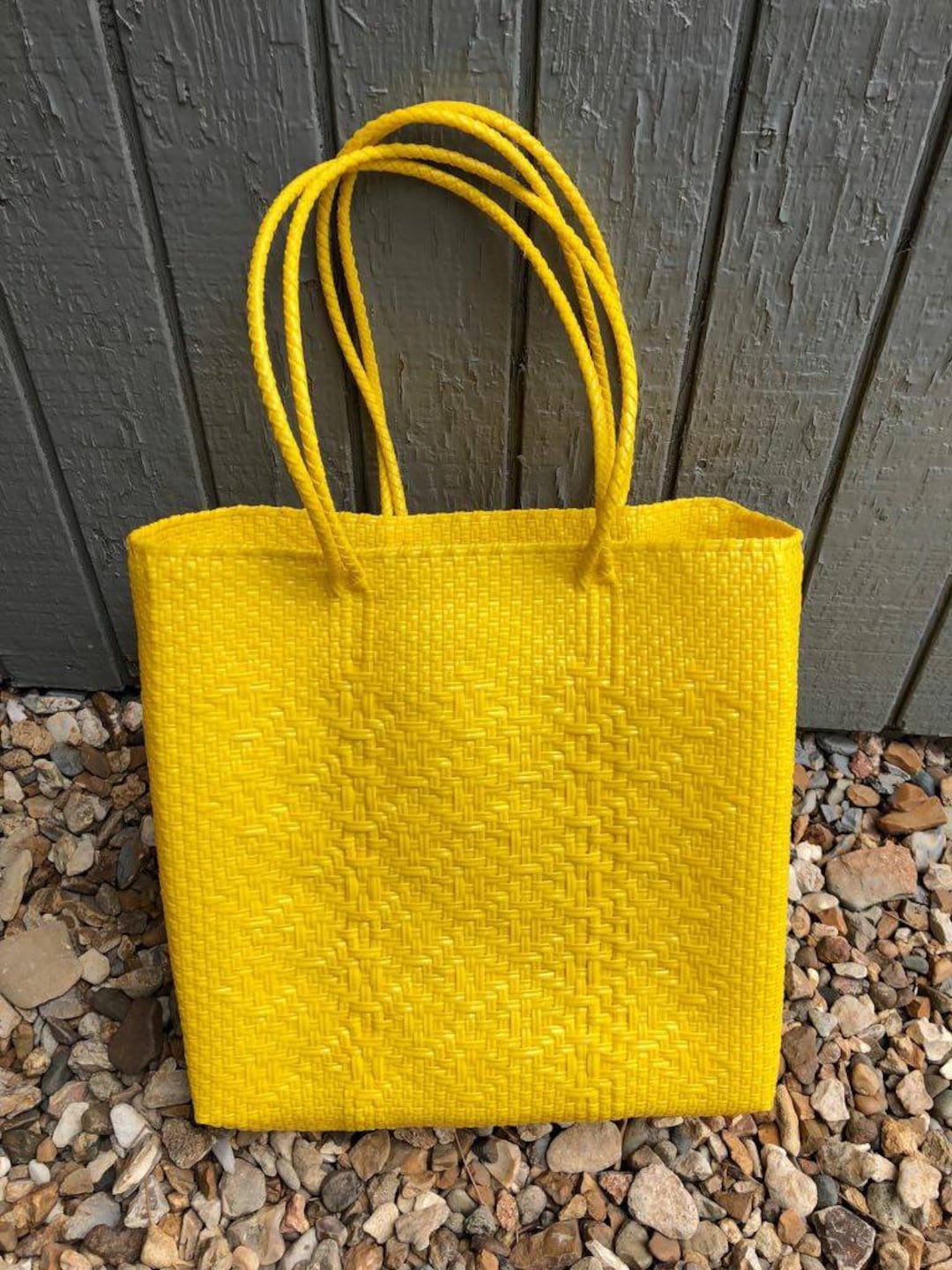 Handmade Plastic Bag Beach Bag Summer Bag Plastic Tote Etsy