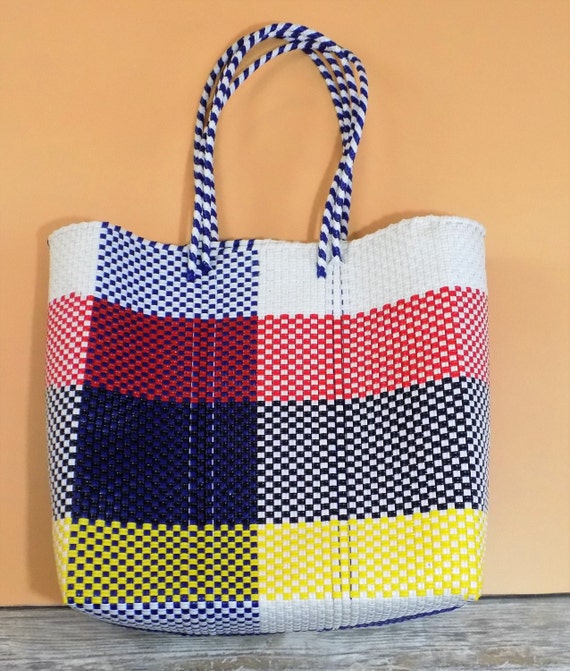 Braided beach bag on sale