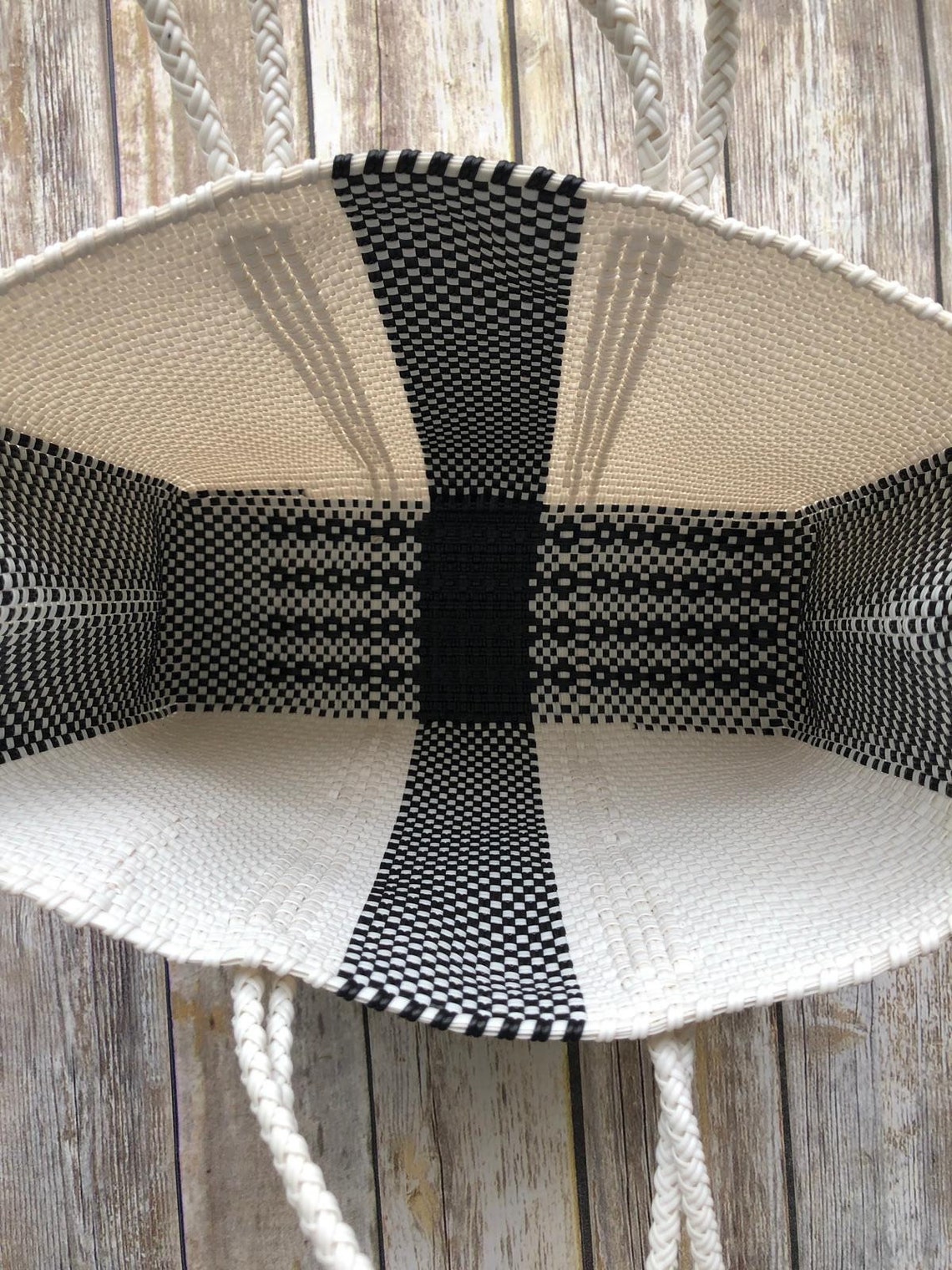 Handmade Plastic Bag Beach Bag Summer Bag Plastic Tote Etsy