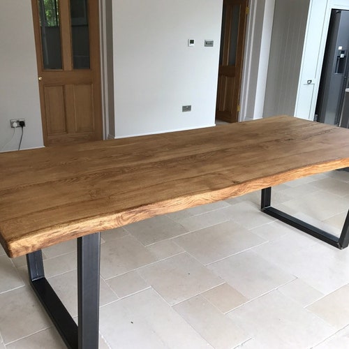 Acacia Solid Wood Live Edge Dining Table 2 Meters Etsy UK